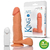 Prótese King 8 Com Escroto E Vibrador 20x4,5cm - Adão E Eva