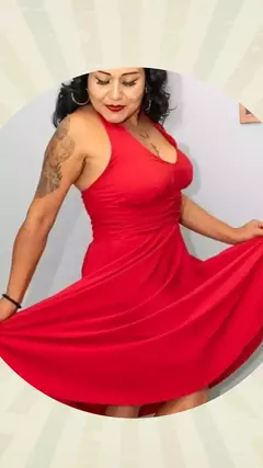 Vestido do Pecado Vermelho