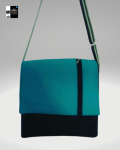 Bolsas Masculina Preto e Azul Claro