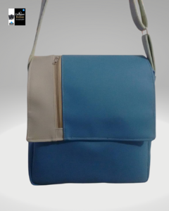 Bolsas Masculina Azul e Bege