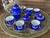 Conjunto chá / café Porcelana DP 541 azul - comprar online