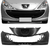 Para-choque Dianteiro Peugeot 207 09/14 Sem Furo