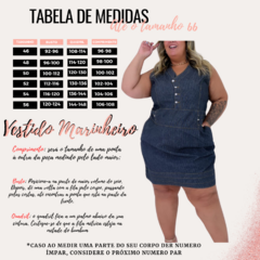 Vestido marinheiro jeans - loja online