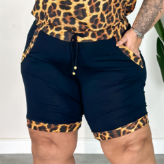 Conjunto Cropped e Short em malha na internet