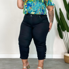 Calça capri plus size