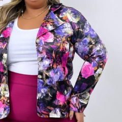 Blazer estampado plus - comprar online