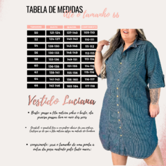 Vestido Jeans Luciana Listrado - loja online