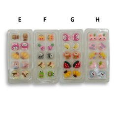 TIPS PRESS KAWAII DECO PARA UÑAS - (PACK DE 12 UNIDADES SURTIDOS) DB-149 (P) en internet