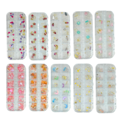 STRAS DECO PARA UÑAS - (PACK DE 12 UNIDADES SURTIDOS) DB-152 (P) - comprar online