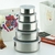 Kit 5 Potes de Inox, Jogo de Vasilhas com Tampa - comprar online