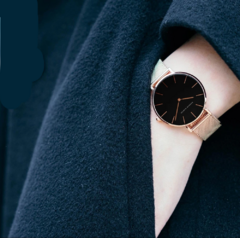Relógio minimalista Nórdicos ZS® Feminino na internet