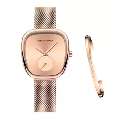Relógio minimalísta feminino HM® + Pulseira para alguns modelos
