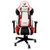 SILLA GAMER FALCON X REF SD-007 BLANCO-ROJO-NEGRO