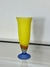 vaso amarelo em vidro fosco pintado - comprar online