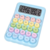 Calculadora Teclas Redondas 12 Digitos Celeste - tienda online