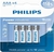 Pilha Alcalina Philips AAA Palito c4 Un