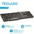 TECLADO MULTILASER, USB, SLIM, PRETO - TC213