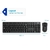 Teclado e Mouse Philips Wireless SPT6501B Preto - comprar online