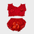 Conjunto Top + Ciganinha Vermelho