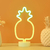 Dale un toque tropical a tu decoración: Lámpara Led de Mesa Ananá - comprar online