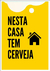 Quadro Decorativo Nesta Casa Tem Cerveja - comprar online