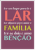 Quadro Decorativo Lar, Família, Benção - comprar online