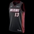 Regata Nike Miami Heat Icon Black Swingman Jersey