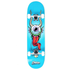 Skate Montado Chaze Série Monster Azul Claro