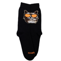 MEIA GNARLY FOOT CAT GLASSES - comprar online