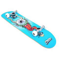 Skate Montado Chaze Série Monster Azul Claro - comprar online