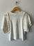 BLUSA MANGA CURTA DETALHE TRICOT - comprar online