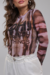 BLUSA TULE ANIMAL PRINT / GOLA BAIXA - comprar online