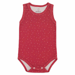 Body regata para bebê em algodão egípcio Cogumelos - Mini & Co - comprar online