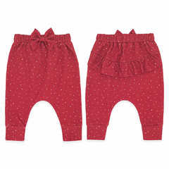 Calça para bebê em algodão egípcio Cogumelos - Mini & Co