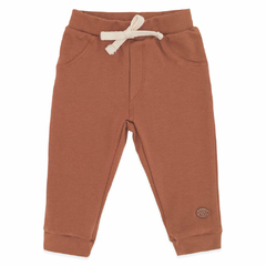 Calça para bebê em algodão egípcio Mar Terracota - Mini & Co