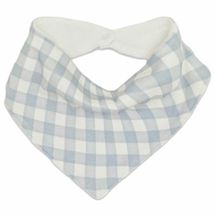 Babador Bandana para bebê em atoalhado Xadrez Urso Provençal - Mini & Co