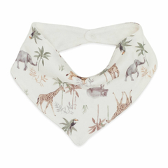 Babador Bandana para bebê em atoalhado Savana - Mini & Co