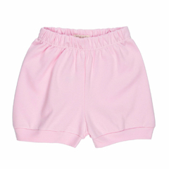 Shorts para bebê em algodão egípcio Rosa - Mini & Co