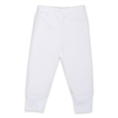 Calça (Mijão) para bebê em algodão egípcio Branco - Mini & Co