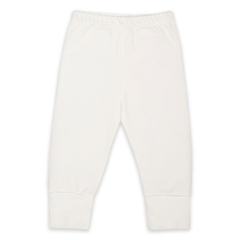 Calça (Mijão) para bebê em algodão egípcio Palha - Mini & Co