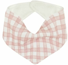 Babador Bandana para bebê em atoalhado Xadrez Ursa Provençal - Mini & Co