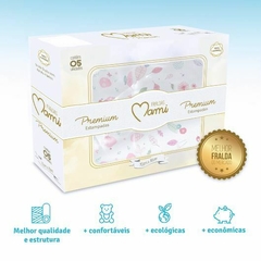 Fralda Premium Mami C/ Bainha Estampada 70Cm X 70Cm Caixa Contem 05 Un - loja online