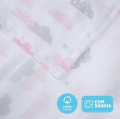 Fralda Premium Mami C/ Bainha Estampada 70Cm X 70Cm Caixa Contem 05 Un