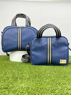 Kit bolsa Saìda maternidade Linha Premium Azul Marinho