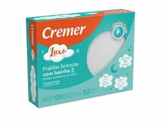 Fraldas de Pano Branca Cremer Com Bainha