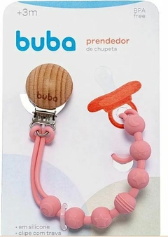 Prendedor de Chupeta e Mordedor em Silicone Verde (3m+) - Buba - comprar online