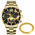 Relógio mais Pulseira Dourada - comprar online