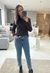 CALÇA JEANS MOM CROPPED - comprar online