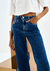 CALÇA WIDE LEG JEANS ELASTANO - comprar online