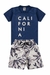 Conjunto Masculino Infantil Califórnia Azul Marinho - comprar online